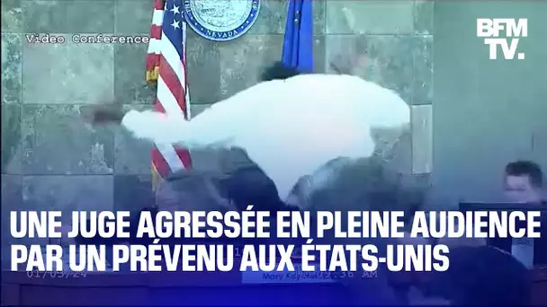 Une juge agressée en pleine audience par un prévenu aux États-Unis