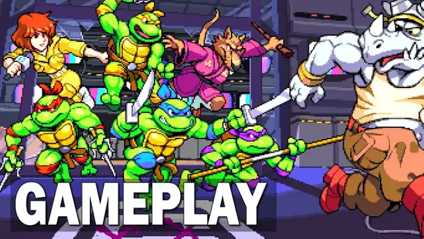 TORTUES NINJA Shredder’s Revenge : GAMEPLAY (Nouveau - 13 min)