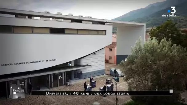 Emissione Speziale du 13 octobre 2021 : les quarante ans de l'Université de Corse.