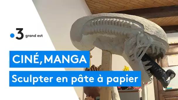 Héros de manga ou de films de SF : Laurent les reproduit en pâte à papier