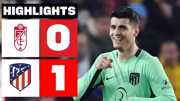 Resumen de Granada CF vs Atlético de Madrid (0-1)