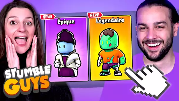 NOUVEAU SKIN ZOMBIE INCROYABLE ! MEGA PACK OPENING STUMBLE GUYS