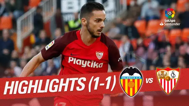 Highlights Valencia CF vs Sevilla FC (1-1)