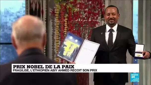 Prix Nobel de la paix : fragilisé, l'éthiopien Abiy Ahmed reçoit son prix