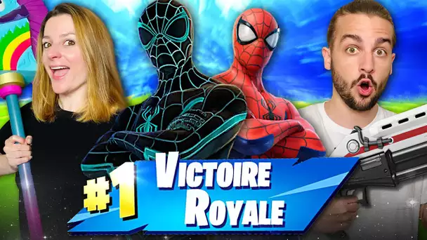 ON DEBLOQUE LE SKIN SECRET DE SPIDER MAN : NEGATIF PHOTO ET ON FAIT TOP 1 ! FORTNITE DUO FR