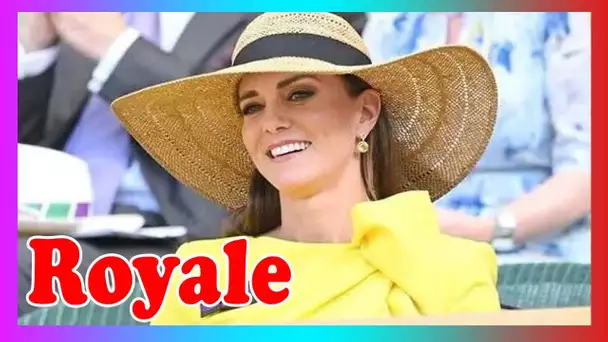 'Phénoménal!' Kate grésille en robe jaune alors qu'elle présente le tr0phée Wimbledon Ladies Final