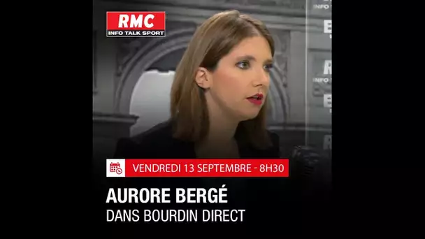 🎙️ Aurore Bergé est face à Jean-Jacques Bourdin à 8H30 sur RMC et BFMTV
