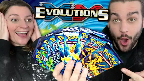 ON OUVRE CES BOOSTERS EVOLUTIONS ULTRA RARE ! A LA RECHERCHE DE DRACEUFEU HOLO ! OUVERTURE POKEMON