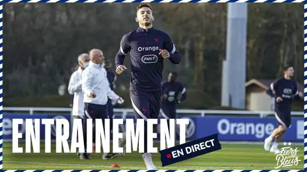 L'entraînement de l'équipe de France en direct de Clairefontaine