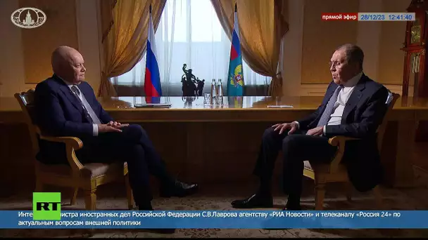 EN DIRECT : l’interview du chef de la diplomatie russe Sergueï Lavrov
