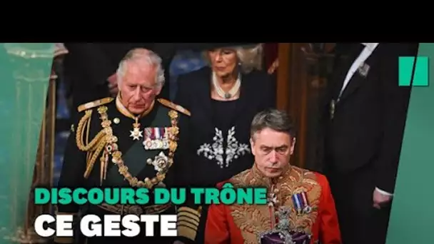 La reine était (un peu) présente malgré tout à son traditionnel discours du trône