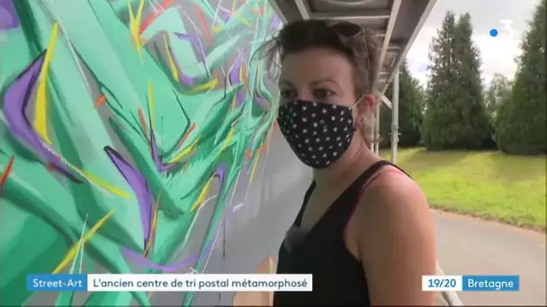 Street art : 25 artistes repeignent l'ancien centre de tri postal de Saint Brieuc