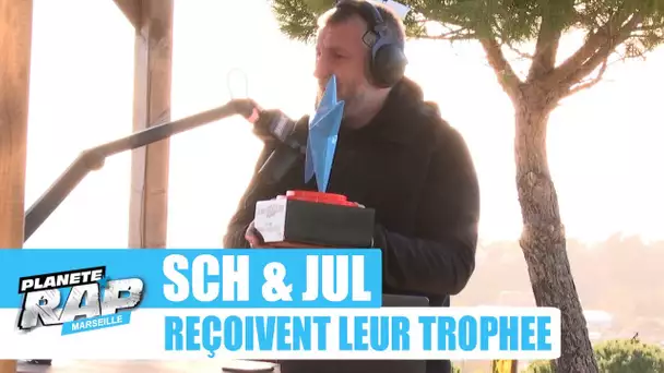 Jul & SCH reçoivent leur trophée pour Bande Organisée ! (avec  Riffx) #PlanèteRap