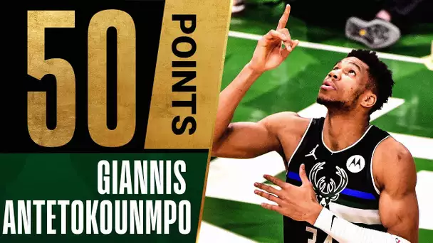 Giannis' LEGENDARY 50 PTS & 5 BLOCKS in Hallmark NBA Finals Performance🦌