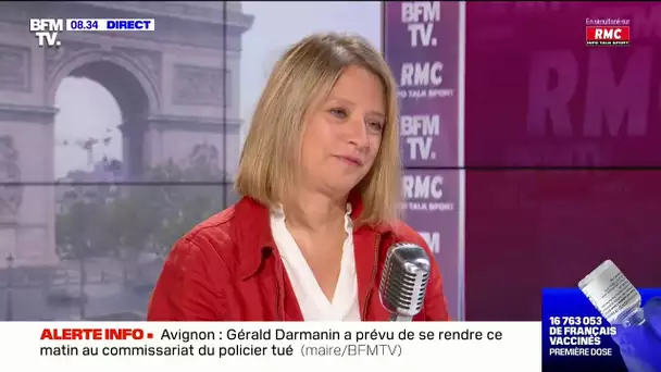 Karine Lacombe face à Jean-Jacques Bourdin sur RMC et BFMTV