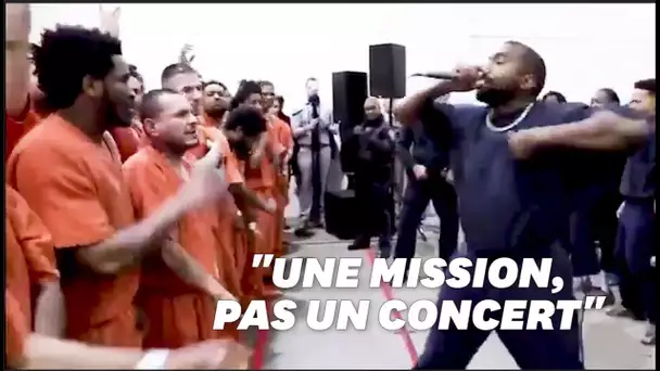 Le concert très religieux de Kanye West dans une prison texane