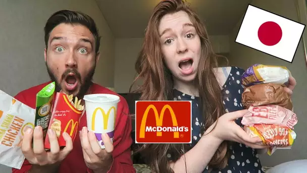 Dégustation Mcdonald&#039;s JAPONAIS en COUPLE ! Teriyaki McBurger & EBI FILET-O  !