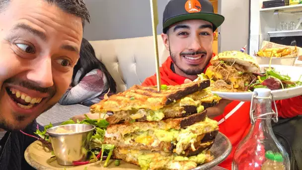 MAXI SANDWICH au FROMAGE FONDU? Mon COACH n'en peut plus - VLOG #937