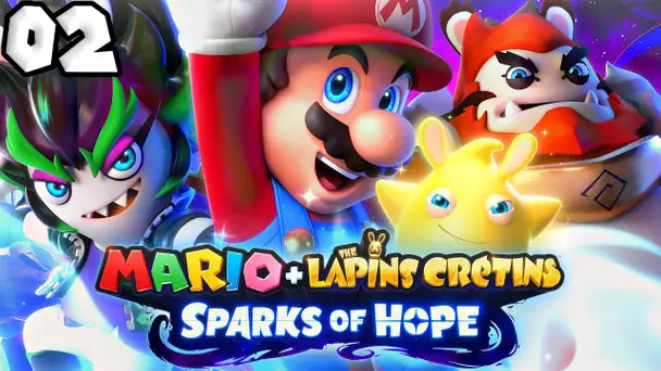 MARIO + LAPINS CRETINS : SPARKS OF HOPE EPISODE 2 | NOUVEAU LAPIN ET PREMIER BOSS !