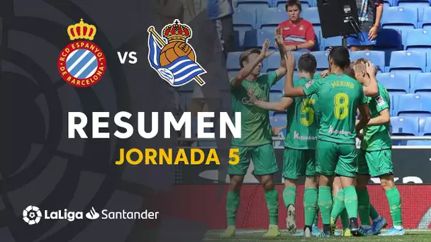 Resumen de RCD Espanyol vs Real Sociedad (1-3)