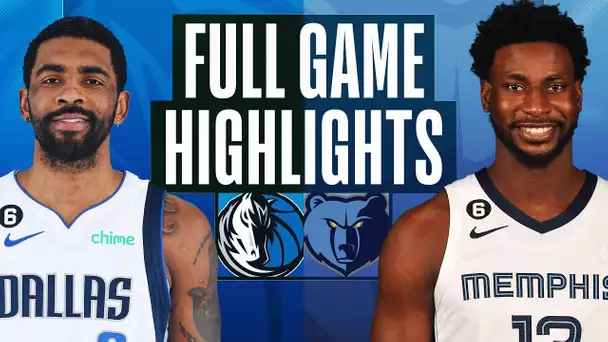 MAVERICKS at GRIZZLIES | FULL GAME HIGHLIGHTS | March 20, 2023