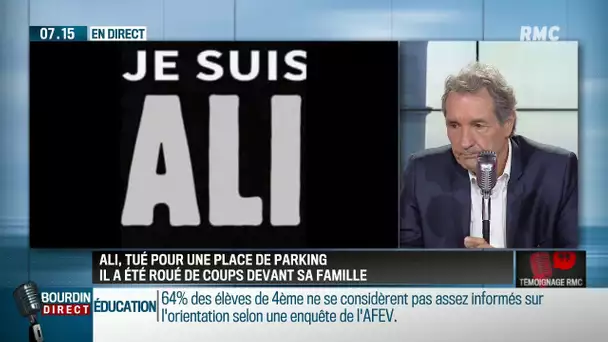 Mort pour une place de parking: 'Il a été massacré, c&#039;est un acte inhumain' confie sa fille sur RMC