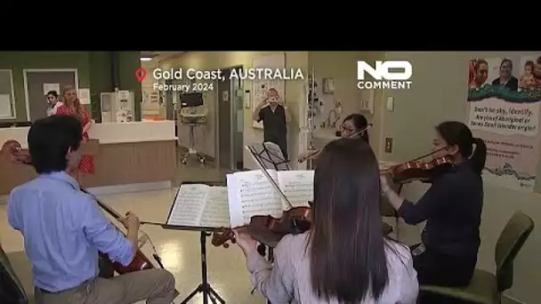 NO COMMENT : des étudiants en médecine jouent de la musique pour apaiser les patients