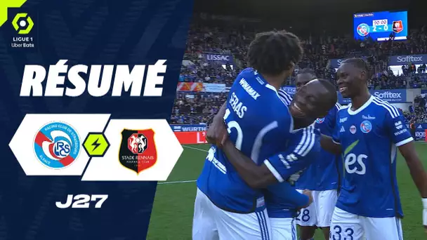 RC STRASBOURG ALSACE - STADE RENNAIS FC (2 - 0) - Résumé - (RCSA - SRFC) / 2023-2024