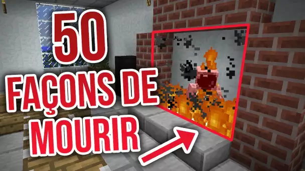 50 FAÇONS ORIGINALES DE MOURIR DANS MINECRAFT ?!