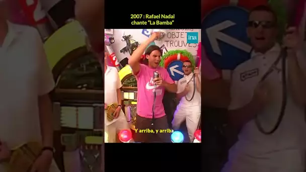 Quand Rafael Nadal chante "La Bamba" 🎾 #INA #shorts