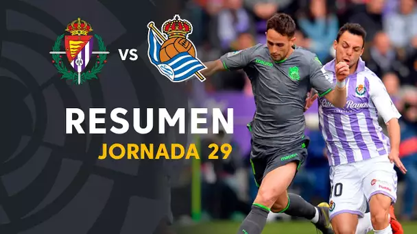 Resumen de Real Valladolid vs Real Sociedad (1-1)