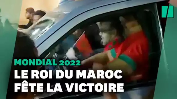 Même le roi du Maroc est sorti fêter la victoire contre l’Espagne