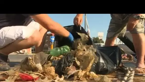 MEDITERRANEO – En Italie, en Toscane, les pêcheurs luttent à leur façon contre la pollution en mer