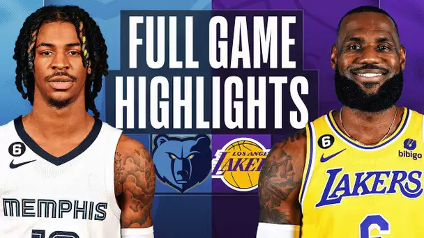 GRIZZLIES at LAKERS | FULL GAME HIGHLIGHTS | January 20, 2023