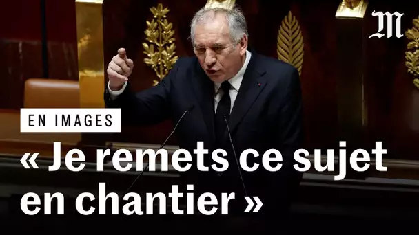 Bayrou annonce remettre « en chantier » la réforme des retraites