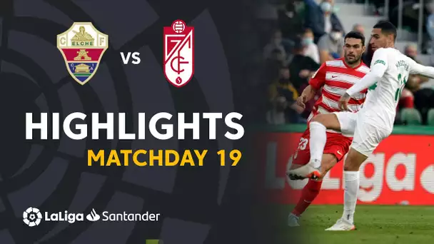 Resumen de Elche CF vs Granada CF (0-0)