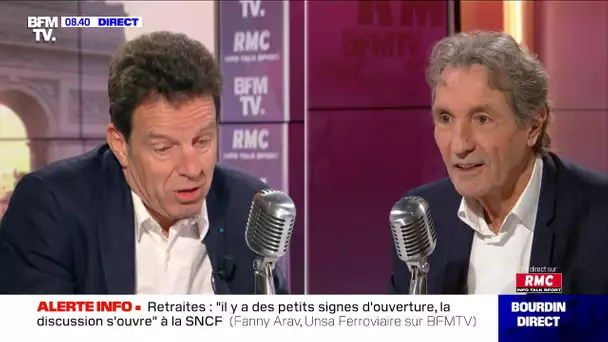 Geoffroy Roux de Bézieux face à Jean-Jacques Bourdin en direct