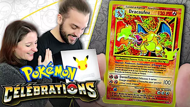 IMPOSSIBLE ! ON PACK DRACAUFEU BASE 25 ANS POKEMON CELEBRATIONS ! ETB 25 ANS POKEMON FRANCAISE