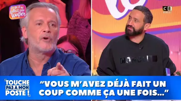 Baba menace Jean-Michel avec un dossier monumental, le chroniqueur au bout de sa vie !