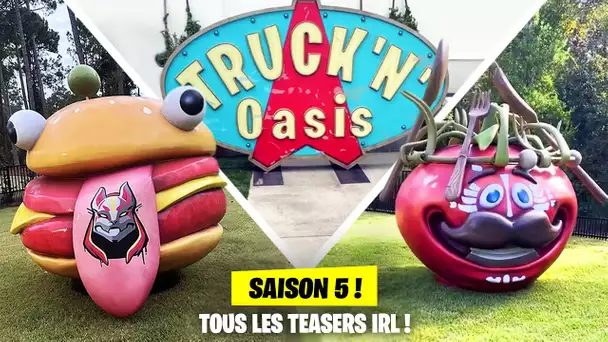 TOUS LES TEASERS IRL POUR LA NOUVELLE SAISON 5 ! (FORTNITE SAISON OG)