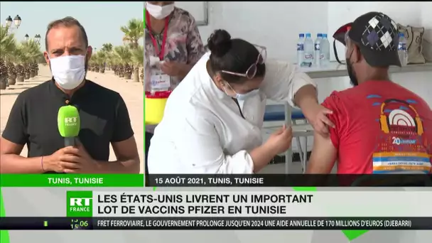 Les Etats-Unis livrent un important lot de vaccins Pfizer en Tunisie