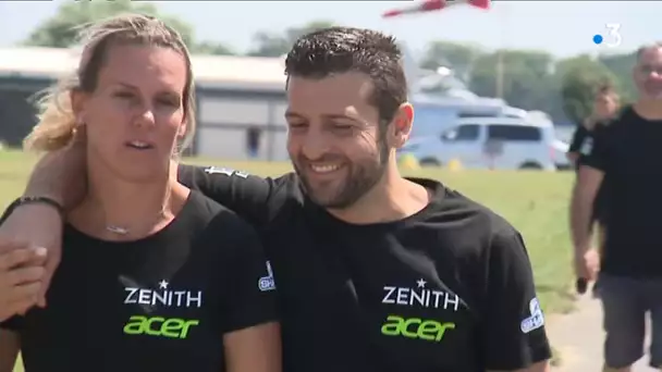 Traversée de la Manche en Flyboard : les images du dernier entraînement de F. Zapata