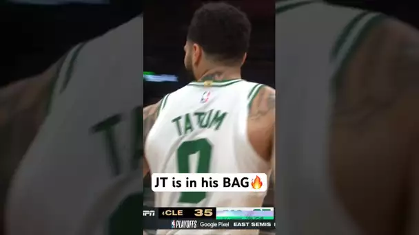 Jayson Tatum is in HIS BAG in game 2! 🫢🔥| #Shorts