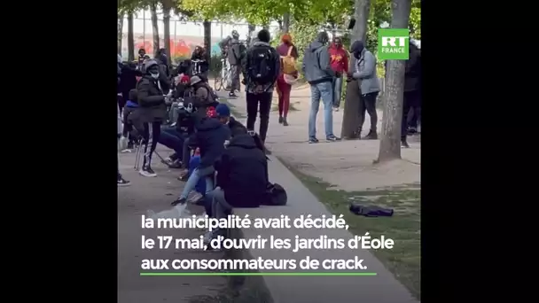 Crack à Paris : les toxicomanes évacués des jardins d’Éole