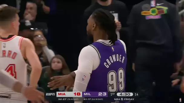 Jae Crowder's First Points On The Bucks 👀 | February 24, 2023