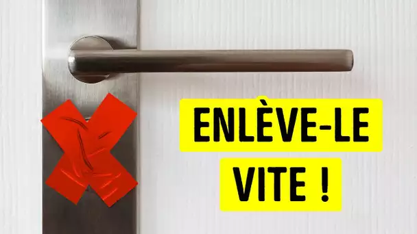 Du ruban adhésif sur ta porte signifie que ta maison est marquée ; mais dans quel but ?