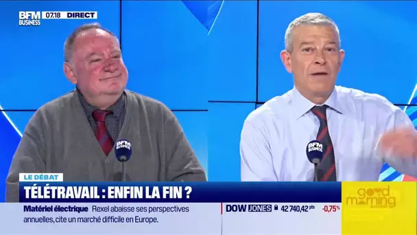 Nicolas Doze face à Jean-Marc Daniel : Télétravail, enfin la fin ?