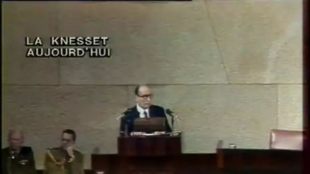 Mitterrand à la Knesset