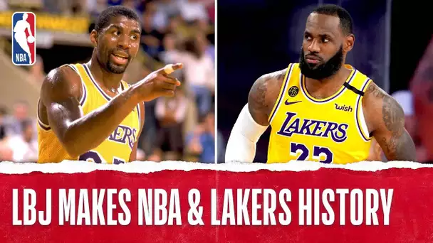 LeBron James Makes NBA & Lakers History!