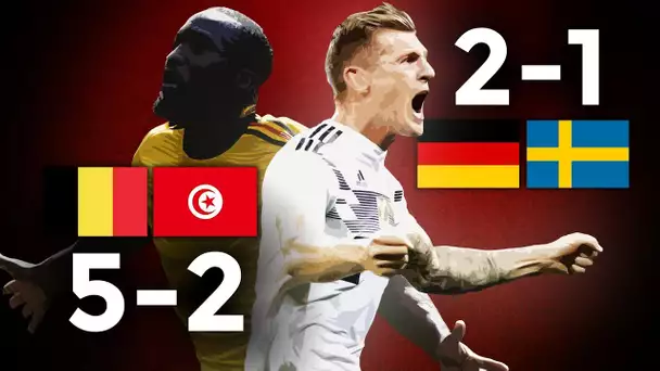 🇩🇪 Le miracle allemand ! La marée belge ! 🇧🇪 (Allemagne 2-1 Suède / Belgique 5-2 Tunisie)